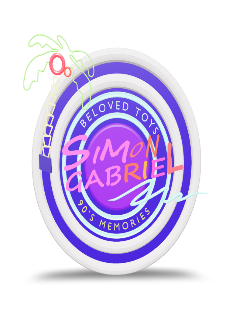 Retro Neon Light Board With Palm Tree