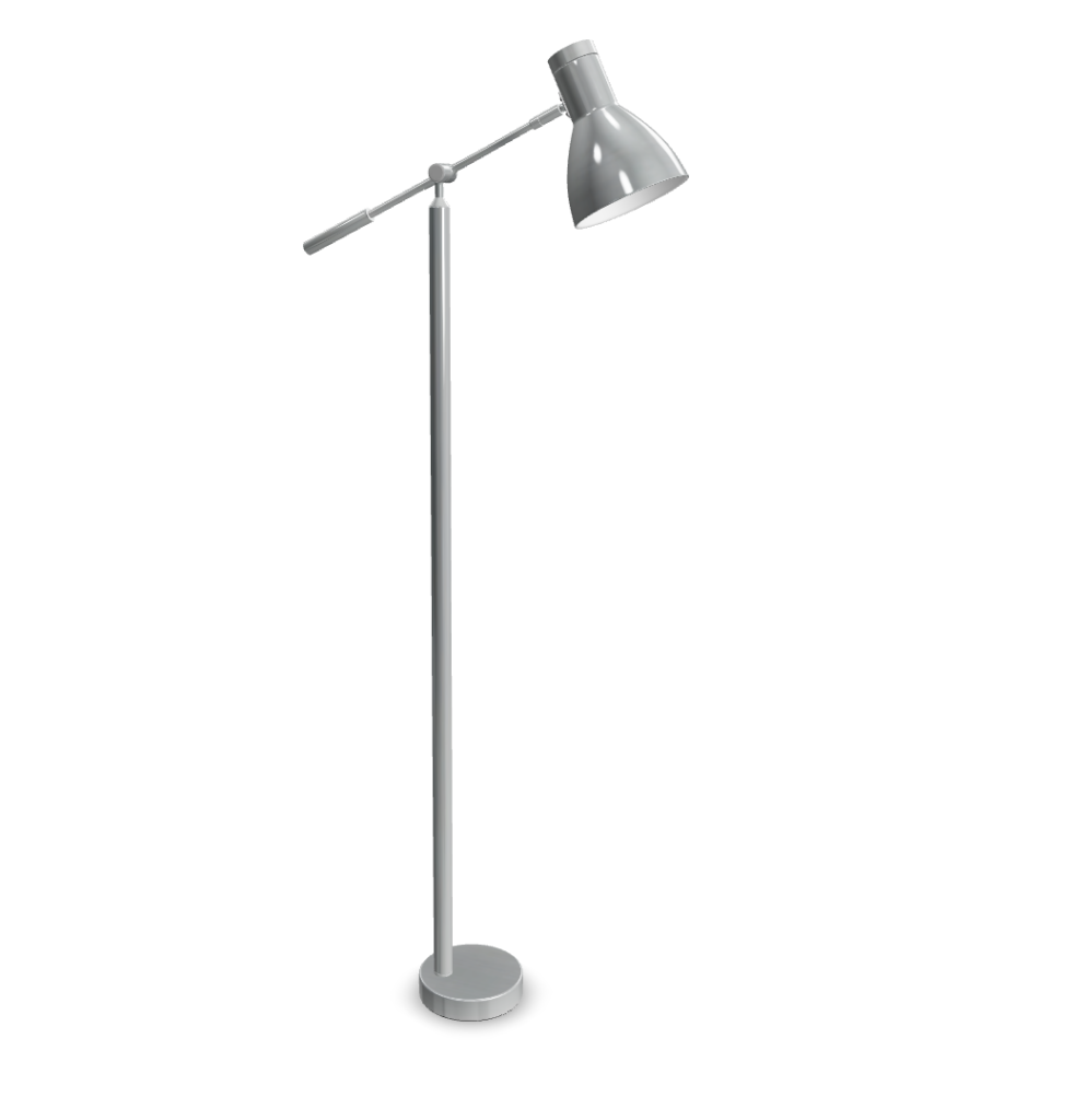 Modern Floor Lamp with Adjustable Arm