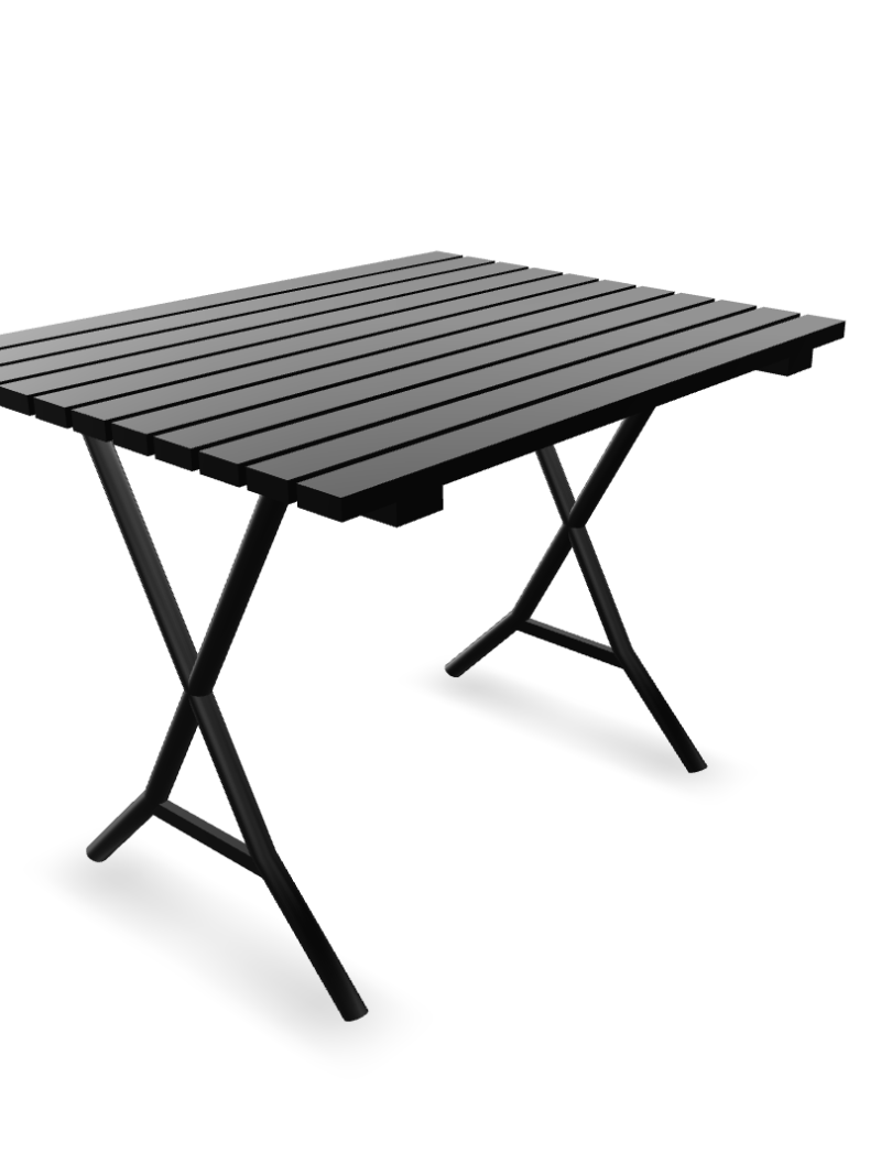 Sleek and Functional Folding Table