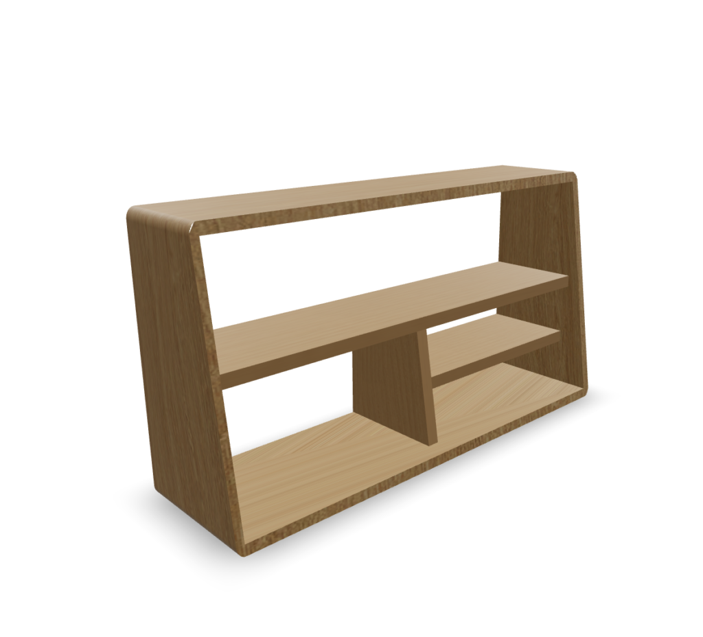 Modern Minimalist Wooden Shelf